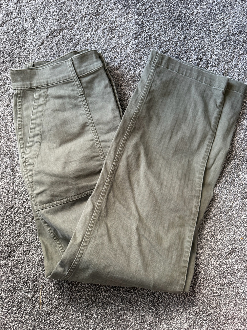 Madewell olive green pants 27